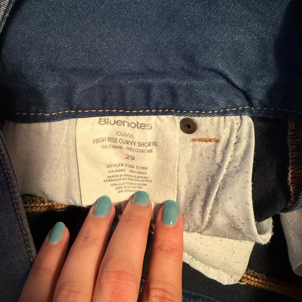 Bluenotes Blue Jean High rise curvy shortie - Picture 4 of 4